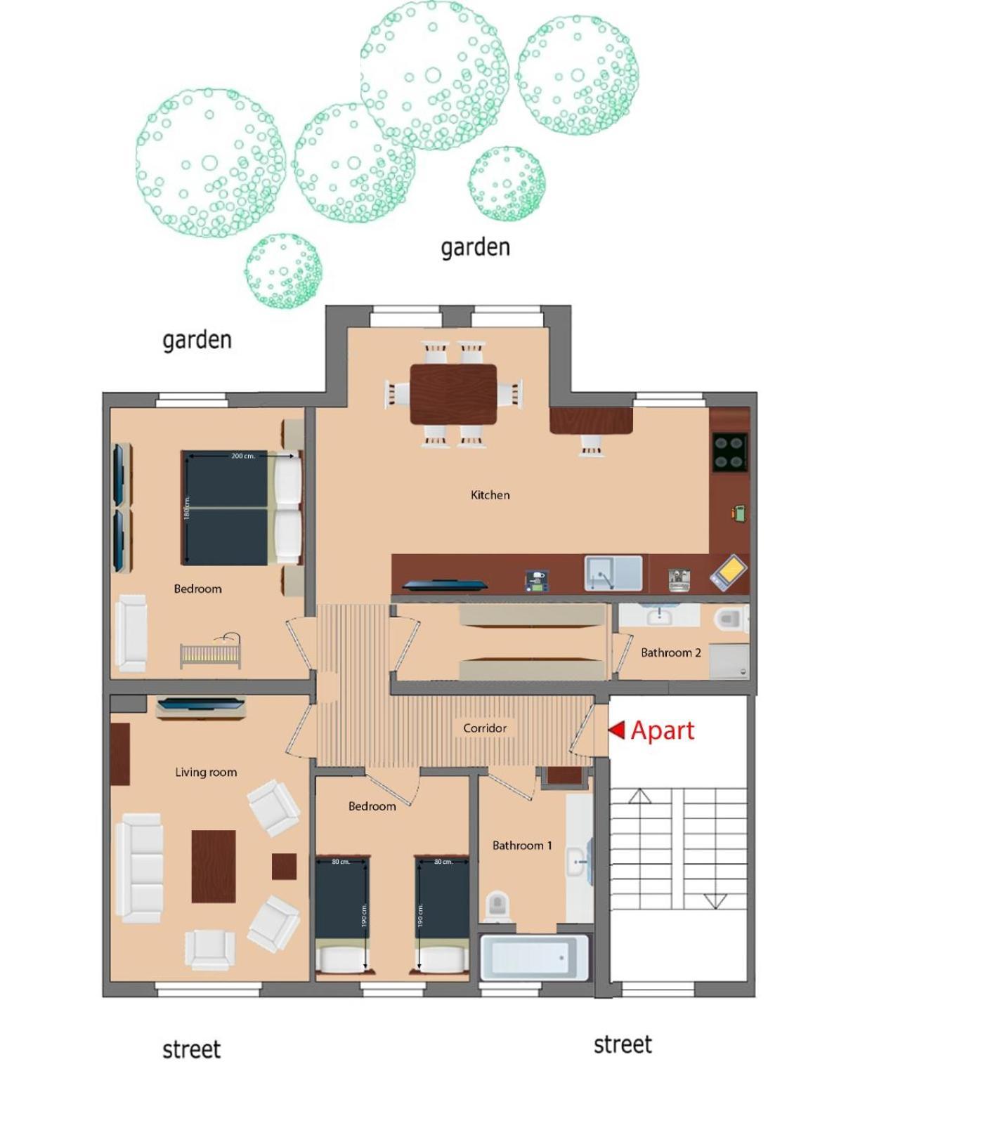 Golden Apartments Эссен Экстерьер фото